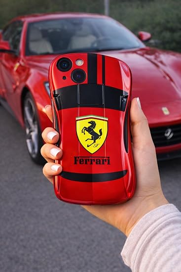 Glossy Automotive Curvy 3D Racing Back Cover